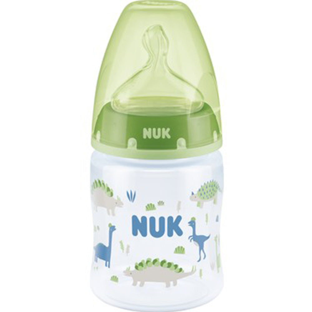 Dino Themed First Choice Plus Glass Baby Bottle 150ml 0-6 Months - 060.743749