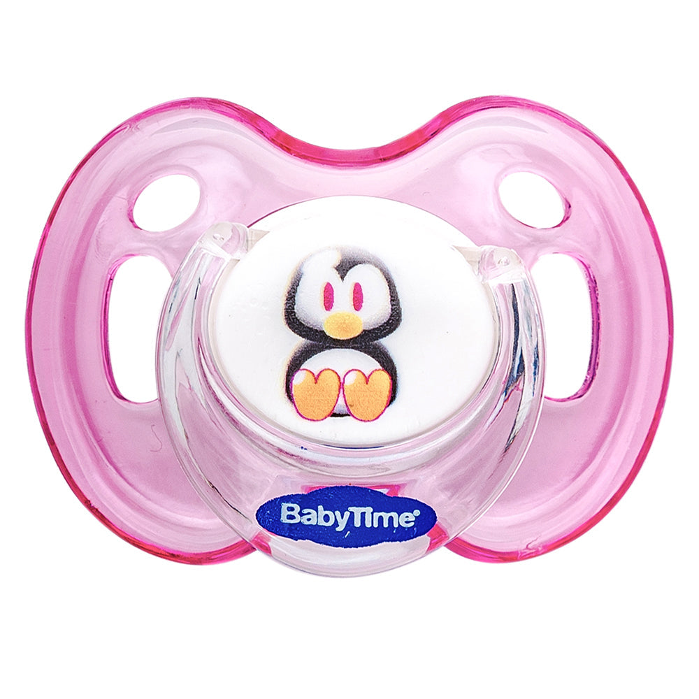Penguin Themed Silicone Cherry Nipple Pacifier 0-6 Months - 130.149