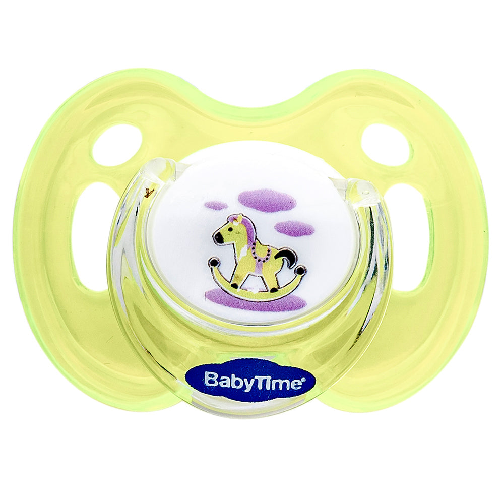 Horse Themed Silicone Cherry Nipple Pacifier 0-6 Months - 130.149