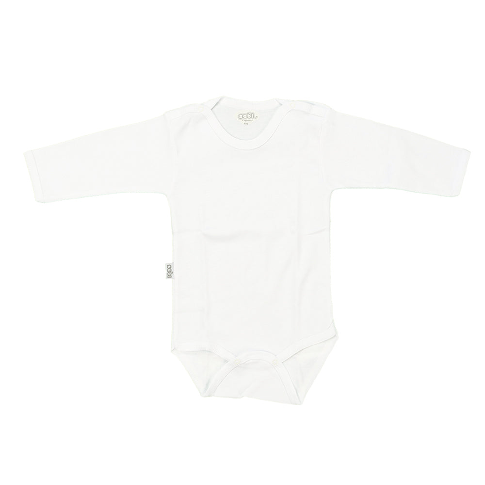 Long Sleeve Kids Bodysuit 1-3 Years Ecru - 001.0001