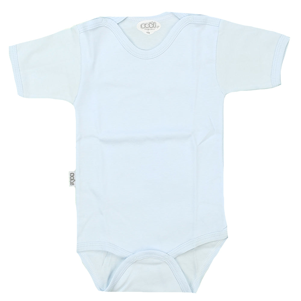 Short Sleeve Kids Bodysuit 1-3 Years Blue - 001.0004