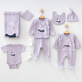 Duck Themed Hospital Outfit 10-Piece Set Newborn Baby Girls - 020.10298