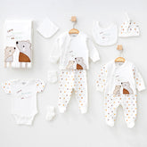 Star Themed Hospital Outfit 10-Piece Set Newborn Baby Boys - 020.10290
