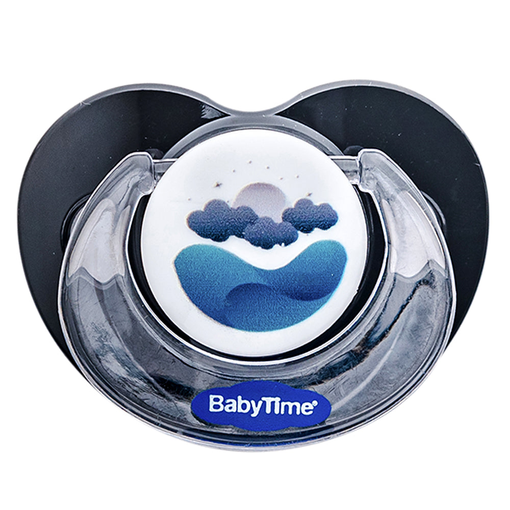 Cloud Themed Protective-Covered Orthodontic Pacifier 0-6 Months - 130.152