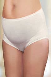 Shopymommy 142 Lycra Single Jersey Bato Maternity Panties White
