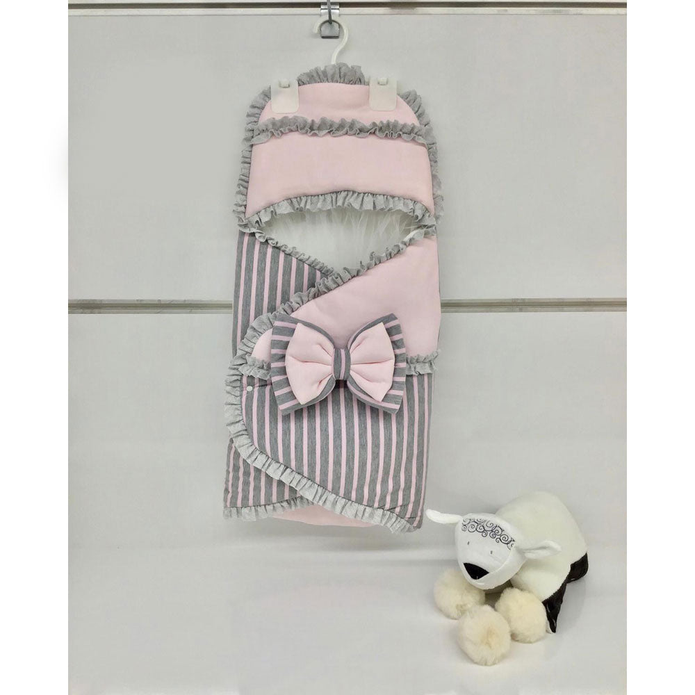 Striped Baby Swaddle Pink - 233.1111