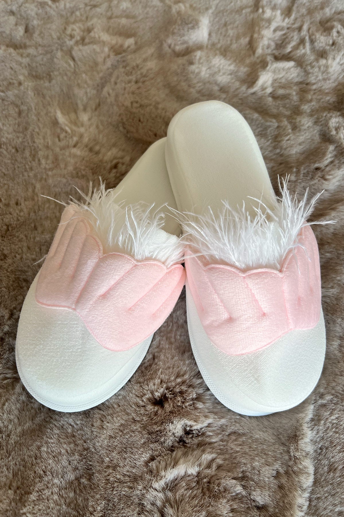 Shopymommy 75007 Angel Wing Maternity Slippers Pink