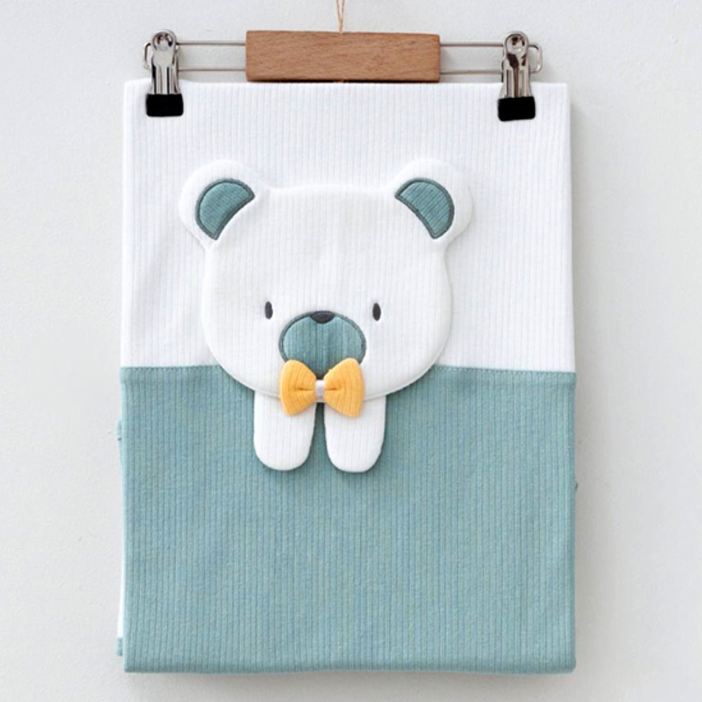 Bear Themed Baby Blanket Green - 239.3003