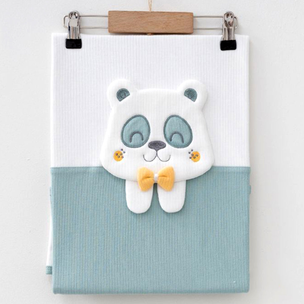 Panda Themed Baby Blanket Green - 239.3001