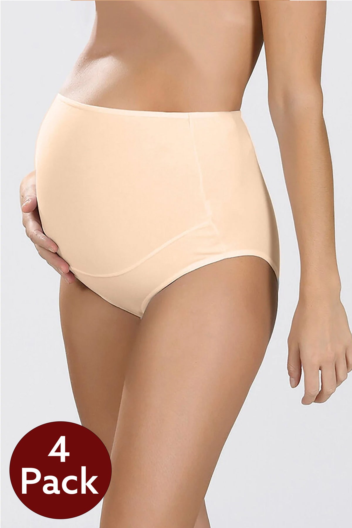 Shopymommy - 4-Pack Cotton Maternity Panties - 540