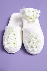 Violet Maternity Crown & Maternity Slippers Set - 20005