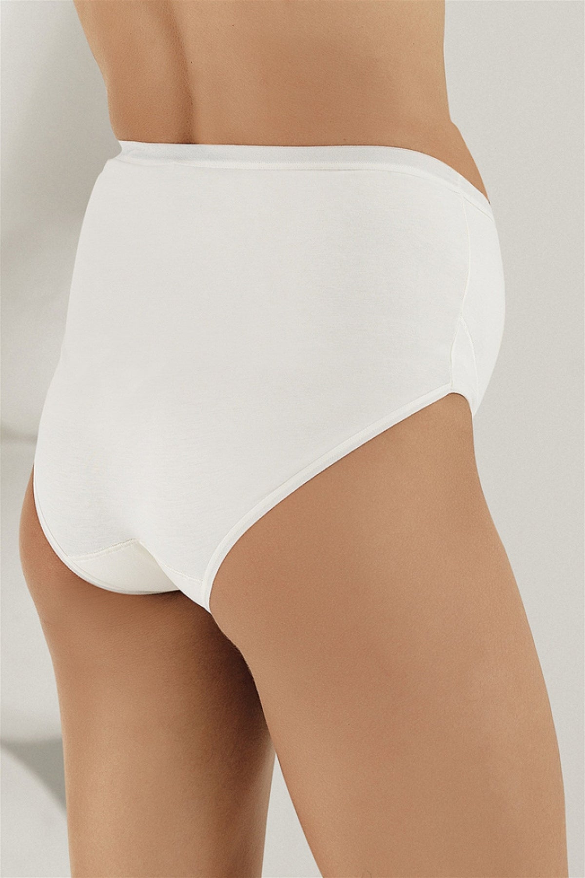 Shopymommy - 2-Pack Lycra Single Jersey Bato Maternity Panties White - 142